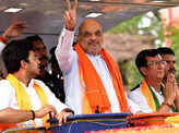 Assembly elections: Amit Shah holds roadshow in Bengaluru