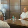 NCP meeting is under way at YB Chavan Center in Mumbai. (ANI)