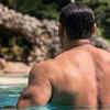 Article image for: Salman Khan flaunts his back muscles and triceps as he drops his shirtless picture taking a dip in the pool; fans react