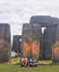 Climate activists spray orange paint at UNESCO’s Stonehenge in the UK; get arrested