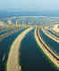 Skydiving above the Palm Jumeirah