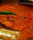 Fish curry and rice at Maa Tara