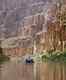 Rafting along the Grand Canyon