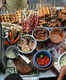 Food stalls at Tha Phrachan Pier