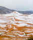 When snow rested on the mighty Saharan sands