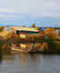 Floating islands at Lake Titicaca