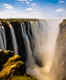 The magnificent Victoria Falls is hit by severe drought, and is almost dry