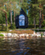 Filmmaker's Hut—a secluded hideaway by a river in Finland