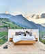 There are no walls at this quirky hotel in the Swiss Alps!
