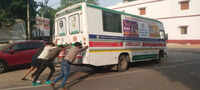 Battery woes for 108-ambulance in Hazaribag