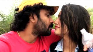 Priya Prakash Varrier shares a 'kiss with a twist' with cinematographer Sinu Siddharth
