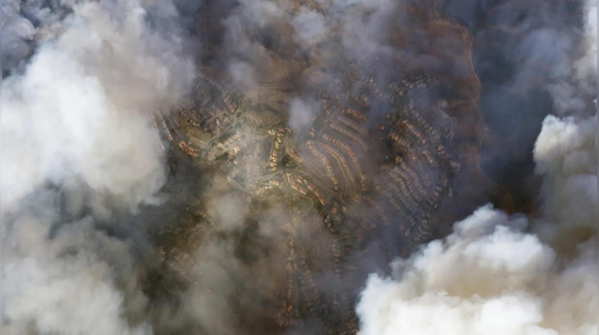 Smoke of Palisades fire