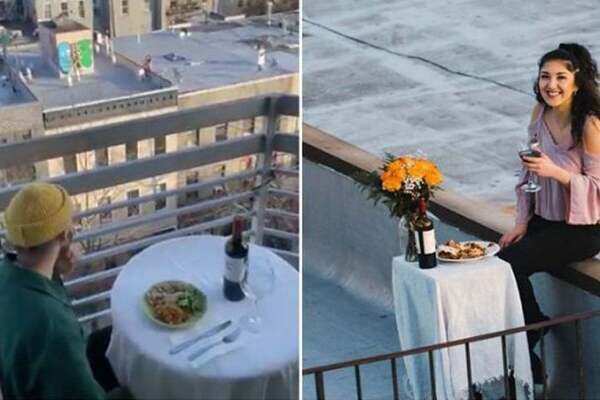 Lovers' love affair with balconies through the ages