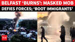 Dramatic Video: Families Flee As Belfast Descends Into Chaos With Fires, Riots & Fierce Police Clashes