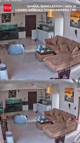 Bangladesh Earthquake: CCTV Captures Moment Quake Shook Buildings In Dhaka