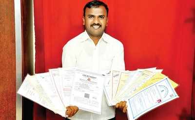 Karnataka: Teacher passes 24 SET exams
