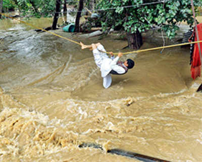 43,000 people rescued but 4 lakh still stranded