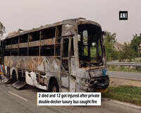 2 dead, 12 injured in Kurukshetra after private bus gutted in fire 