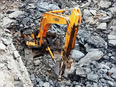 Two labourers killed as part of hill falls on them