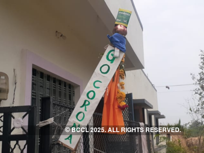 Photos: This Gudi Padwa, a unique Go Corona Gudi that reminds people to wash their hands