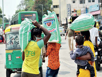 Chief Minister B S Yediyurappa requests migrant workers to stay back