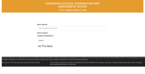 Karnataka second PUC exam 2 result 2026 released at karresults.nic.in: Direct link to download scorecards here