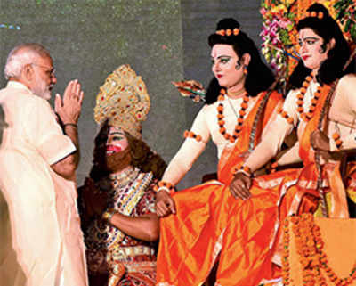 PM chanting Jai Sri Ram makes BJP, Sangh happy