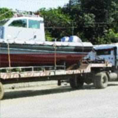 '˜sailing' on a trailer from goa to gujarat