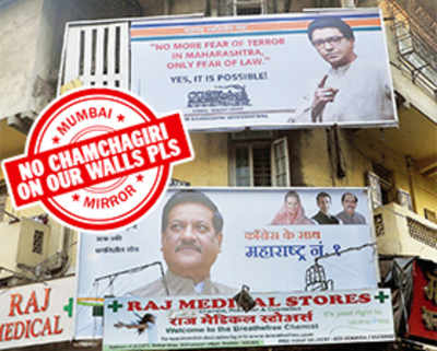 Six parties in trouble over illegal banners