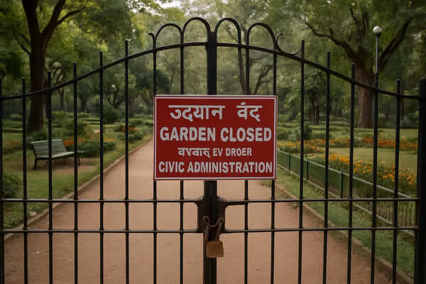 Sarasbaug closed for two days due to security reasons