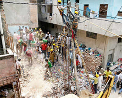 Buildings fall in Delhi, Chennai; 11 dead
