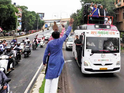 Yatras are back as floodwaters recede, political parties gear up for second leg of the voter-connect drive