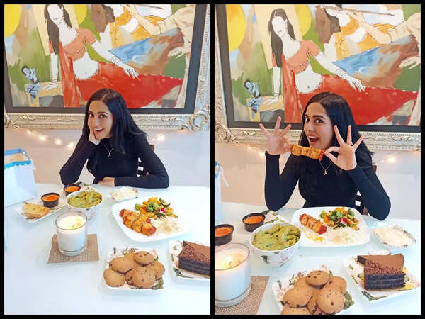 Hands-on mom Amrita Rao treats herself with restaurant food after 19 months: I felt proud that I had earned myself this gorgeous meal after months of hard work