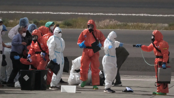 Hantavirus-hit cruise ship leaves Tenerife as WHO completes evacuation operation