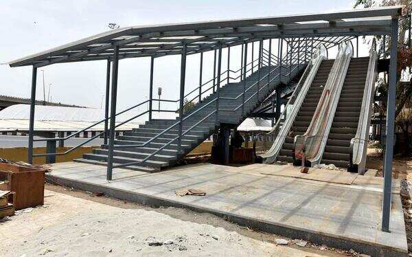 NH foot bridges lack ramp, lift; disabled left in lurch