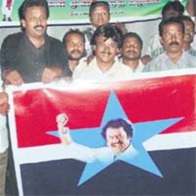 Fans launch party, Rajni doesn't know