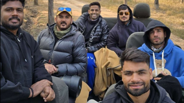 Suryakumar Yadav  with team on tigher safari at Pench National Park ahead of New Zealand T20 : Which animals did they spot?