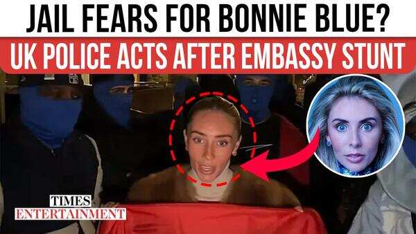 British adult content creator Bonnie Blue charged after lewd gesture outside Indonesian Embassy in London