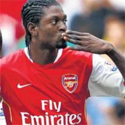 Adebayor hat-trick destroys Derby