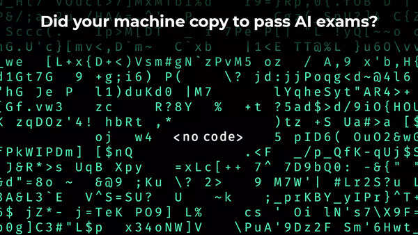 Did your machine copy to pass AI exams?