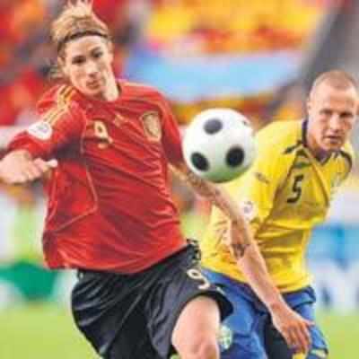 Spainful loss for Sweden