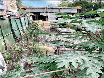 BBMP’s steel flyover work is creating roadblock