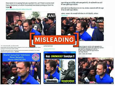 Bust fake news with Bangalore Mirror: No, Rahul Gandhi did not admit to assaulting BJP MP outside Parliament