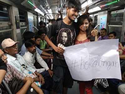 #Hokalingan: Moral policing on Kolkata Metro sparks protests
