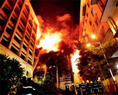 Blaze at lawyers' hub JK Somani building in south Mumbai