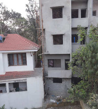 Koramangala building  shows the way to flout BBMP bye-laws