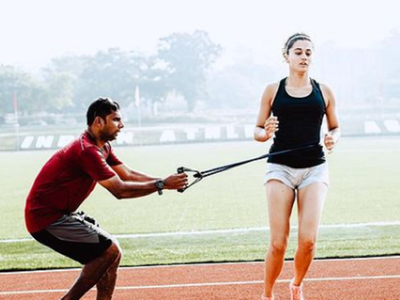 Taapsee Pannu gives glimpse of her training session for Rashmi Rocket