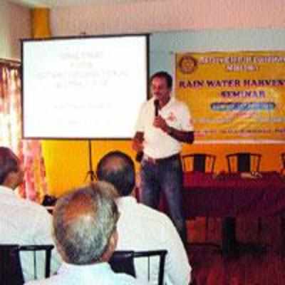 Rain water harvesting and water conservation discussed