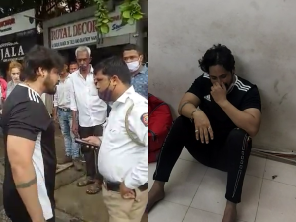 Mira Bhayander: Violator abuses traffic cop for wheel-locking car; ends up in tears at police station