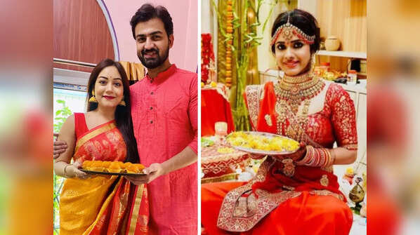 Promita-Rudrajit Mukherjee to Sanchari Mondal: Bengali actors celebrate Ganesh Chaturthi, extend warm wishes to fans